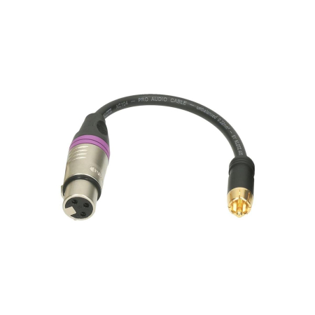Kabel Rca-Xlr Ż Klotz 0,2m XLR-FRCAM-56923