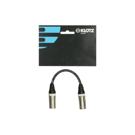 Kabel Xlr M-Xlr M Klotz 0,2m XLR-MMK-56928