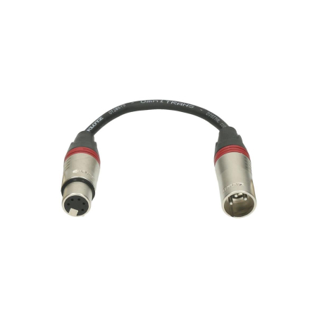 Kabel Xlr 5pin Ż-Xlr M Klotz 0,2m XLR-DMXK5F3M-56933