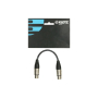 Kabel Xlr Ż-Xlr Ż Klotz 0,2m XLR-FFK-56926