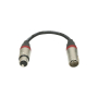 Kabel Xlr 5pin Ż-Xlr M Klotz 0,2m XLR-DMXK5F3M-56933