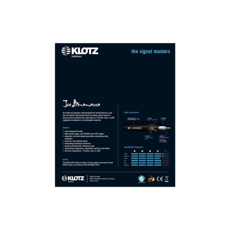 Kabel J-J 30cm Klotz Joe Bonamassa JBPR003 EXPO-57162