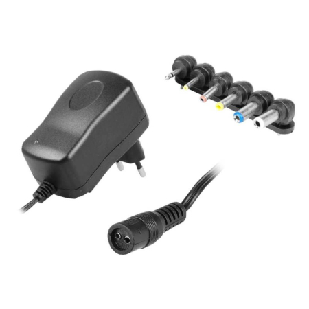 Zasilacz regulowany LTC 3V-12V/2500mA 6 wtyków -57250