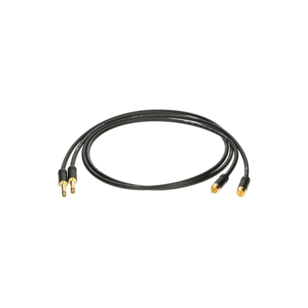 Kabel 2xJ6,3-2xRca 60cm Klotz AL-RP0060-57280