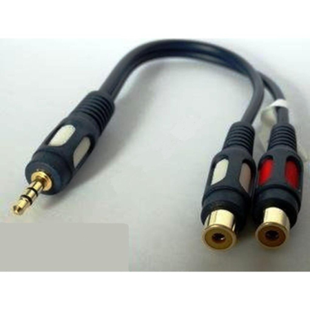 Kabel J3,5-2xGN.RCA Vitalco EK4529 15cm-57427