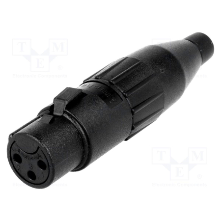 XLR Apmhenol żeński AC3FCPBULK plastic-57447