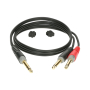 Kabel J6,3-2xJ6,3 3m Klotz AY1-0300 insert-57483
