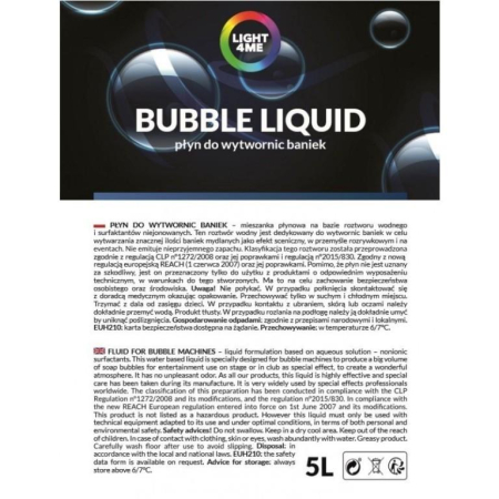 Płyn do wytwornicy baniek mydlanych  Bubble 5L-57857