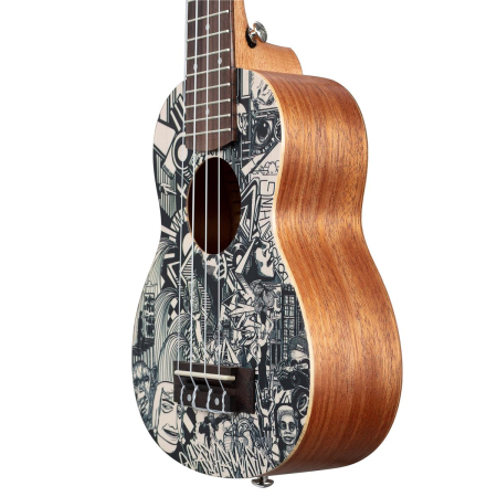 Gitara ukulele Cascha Art Sketch sopran-57989