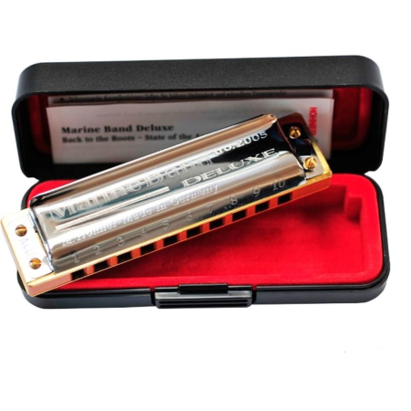 Harmonijka ustna Hohner Marine Band Deluxe A-dur-58167
