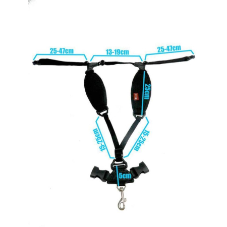 Pasek szelki do saksofonu Belti NS25R -58353