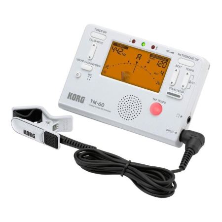Metro-tuner Korg TM-60C WH z mikrofonem kontakt-58438