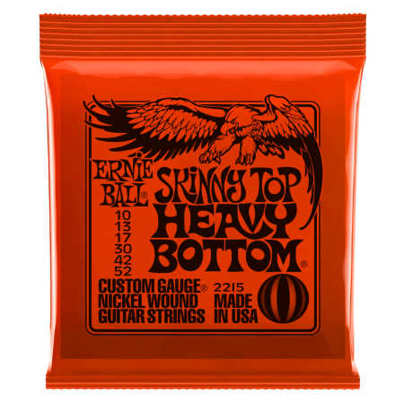 Str.Ernie Ball 2215 Skinny Top Heavy Bottom 10-52-5864