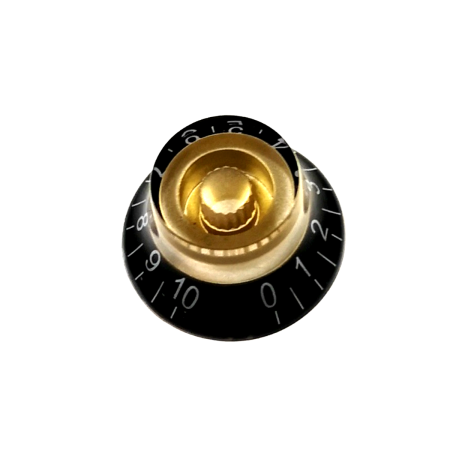 Gałka na potencjometr typu LesPaul GLP0550Blk/Gold-58926