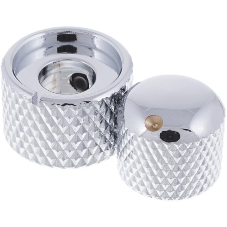 Gałka na potencjometr HB typu PULL PUSH chrom -59156