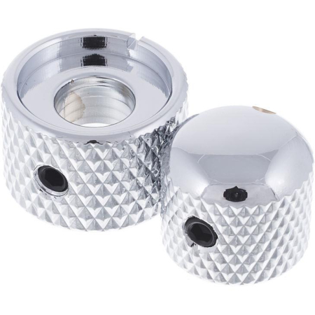 Gałka na potencjometr HB typu PULL PUSH chrom -59157