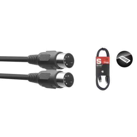 Kabel Midi-Midi 1m Stagg SMD1E-59337