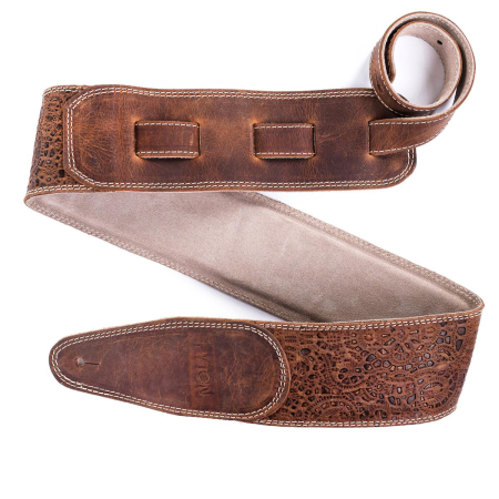 Pasek do gitary Pyton 10 Deluxe Brown-59346