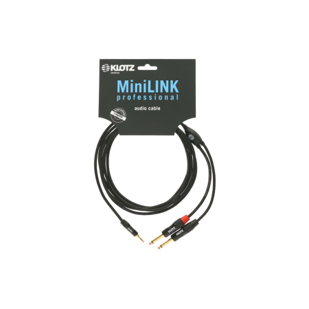 Kabel J3,5-2xJ6,3 1,5m Klotz PRO KY5-150-59777