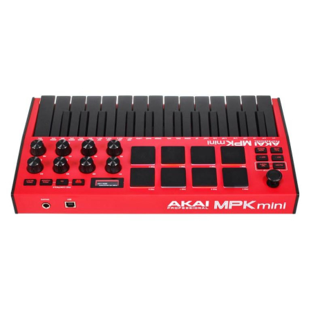 Klawiatura sterująca Akai MPK Mini 3 Red USB/MID-60102