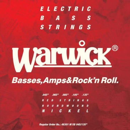 Str.Warwick Red do gitary basowej 45-135 nickel-60905