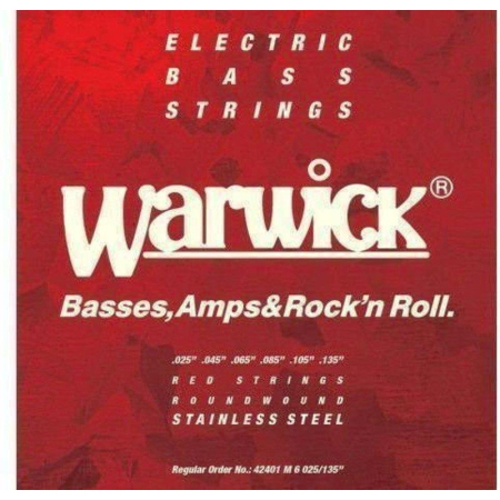 Str.Warwick Red do gitary basowej 25-135 stainles-60960