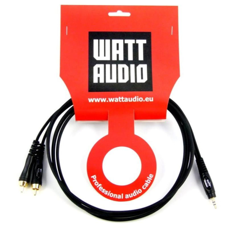 Kabel Jack 3,5 stereo-2xRCA Watt Audio 2M-61959