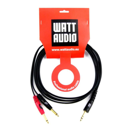 Kabel Jack 6,3 St.-2x Jack 6,3 M Watt Audio 3M-61961