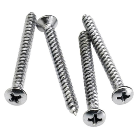 Wkręty montażowe do gryfu Fender Chrome-62119