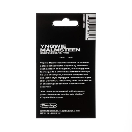 Zestaw kostek Dunlop Yngwie Malmsteen WHT 6szt-62199
