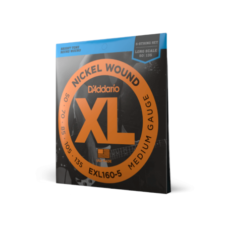 Str.D'addario EXL160-5 do gitary basowej 50-135-62215