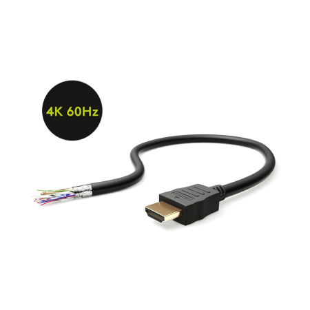Kabel HDMI-HDMI 1m 2,0V Goobay do dekodera TV-62399