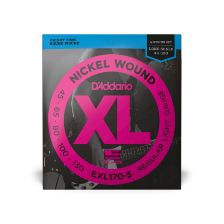 Str.D'addario EXL170-5 do gitary basowej 45-130-62419