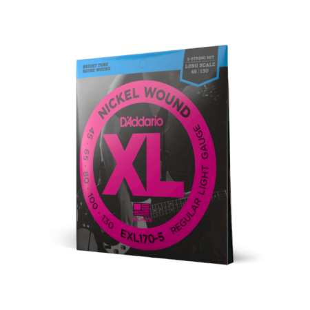 Str.D'addario EXL170-5 do gitary basowej 45-130-62420