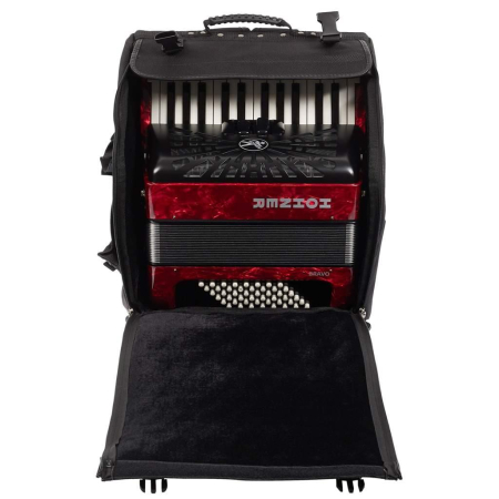 Akordeon Hohner Bravo II 48 Red-62464