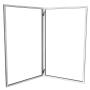 Parawan dla DJ Stand4Me COMPACT SET z pokrowcem-62431