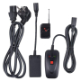 Wytwornica dymu mgły Light4Me DF1500 zdalny pilot -62748