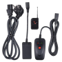 Wytwornica dymu mgły Light4Me DF1200 zdalny pilot -62752