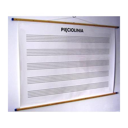 Tablica ścieralna "Mega pięciolinia"-6297