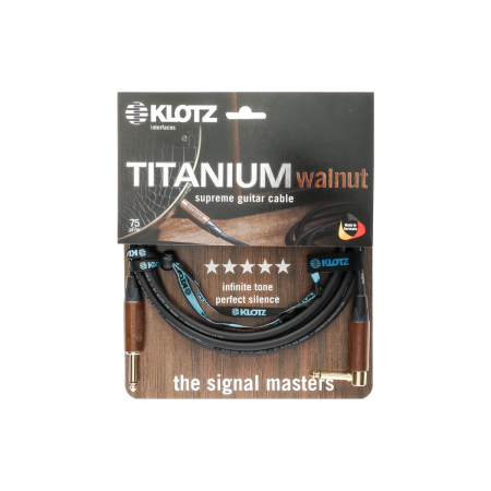 Kabel J-J 4,5m Klotz Titanium Walnut TIW0450PR Kąt-63222