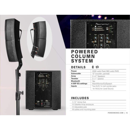 Zestaw nagłośnieniowy Kustom Powerwerks Array 2  -64001