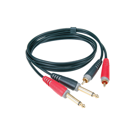 Kabel 2xRca-2xJ6,3 Klotz ATCJ0300 3m-64417