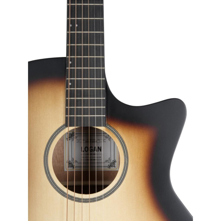 Gitara akustyczna Logan DN11GA CEQ SB electro-64437