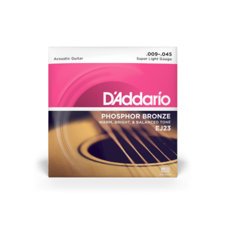 Str.D'addario EJ-23 do gitary akustycznej 9-45 PB-64633