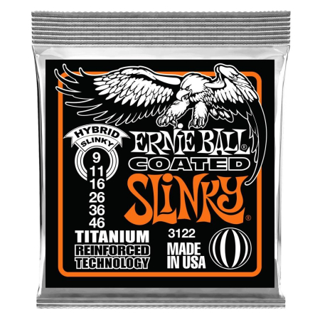 Str.Ernie Ball 3122 Titanium Coated Slinky 9-46-64742