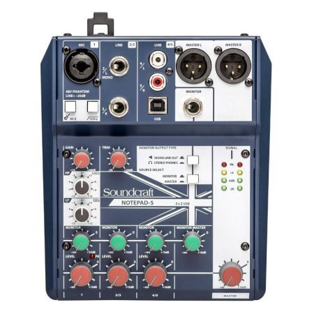 Mikser Soundcraft Notepad 5 Analog USB-64818