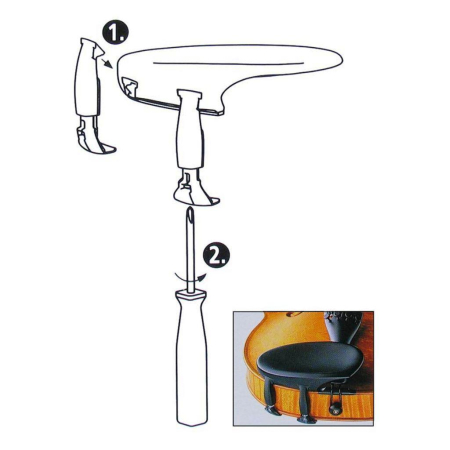 Podbródek Wittner antyalergiczny boczny 4/4-65138