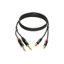 Kabel 2xJ6,3-2xRca 0,9m Klotz KTCJ090-65177
