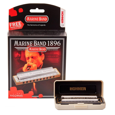 Harmonijka Hohner Marine Band 1896/20 A-dur-65217