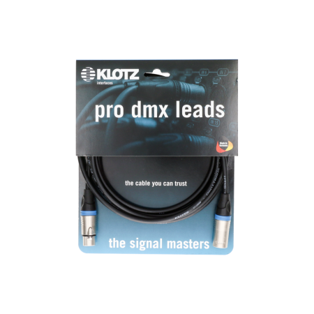 Kabel DMX 10m Klotz Pro DMX Leads LX2-3X1K2-10.0-65348